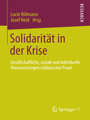 cover image of Solidarität in der Krise